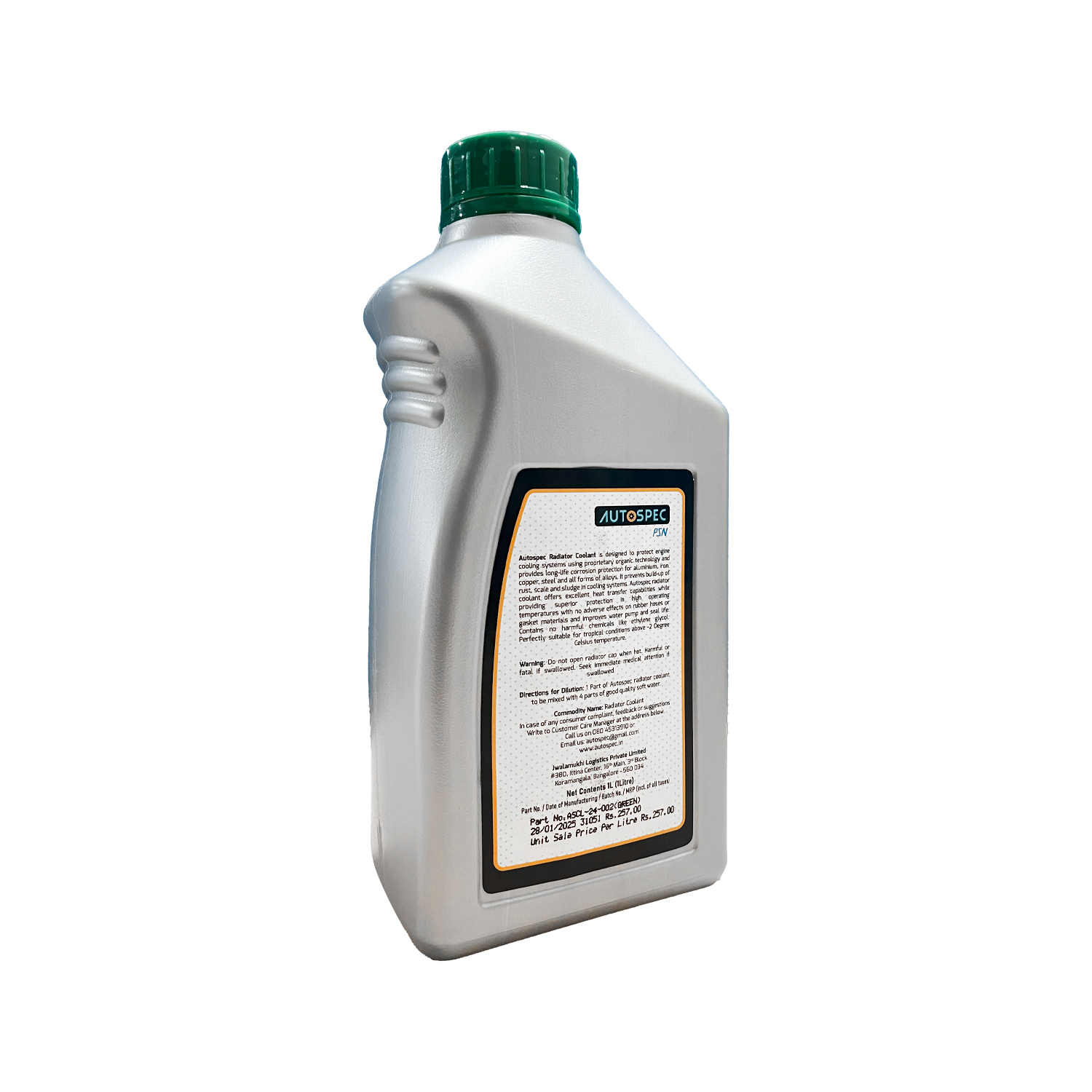 Radiator Coolant, 1:4 Concentrate, Green 1L