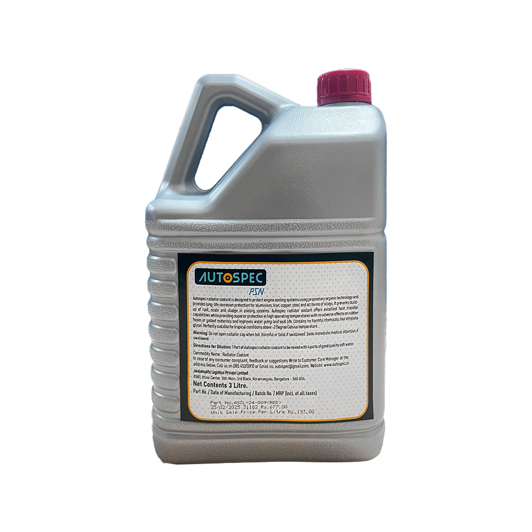 Radiator Coolant, 1:4 Concentrate, Red 3L