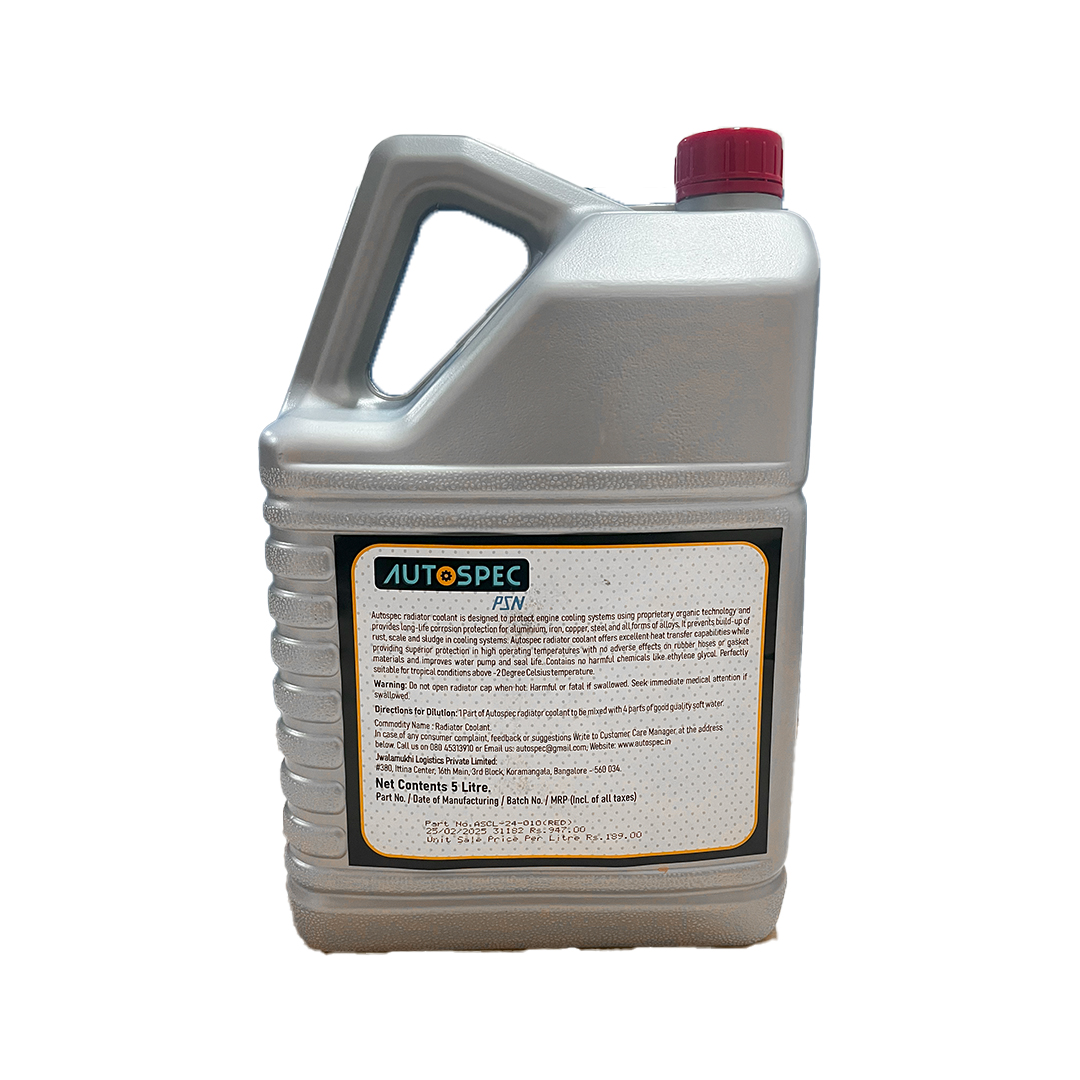 Radiator Coolant, 1:4 Concentrate, Red 5L