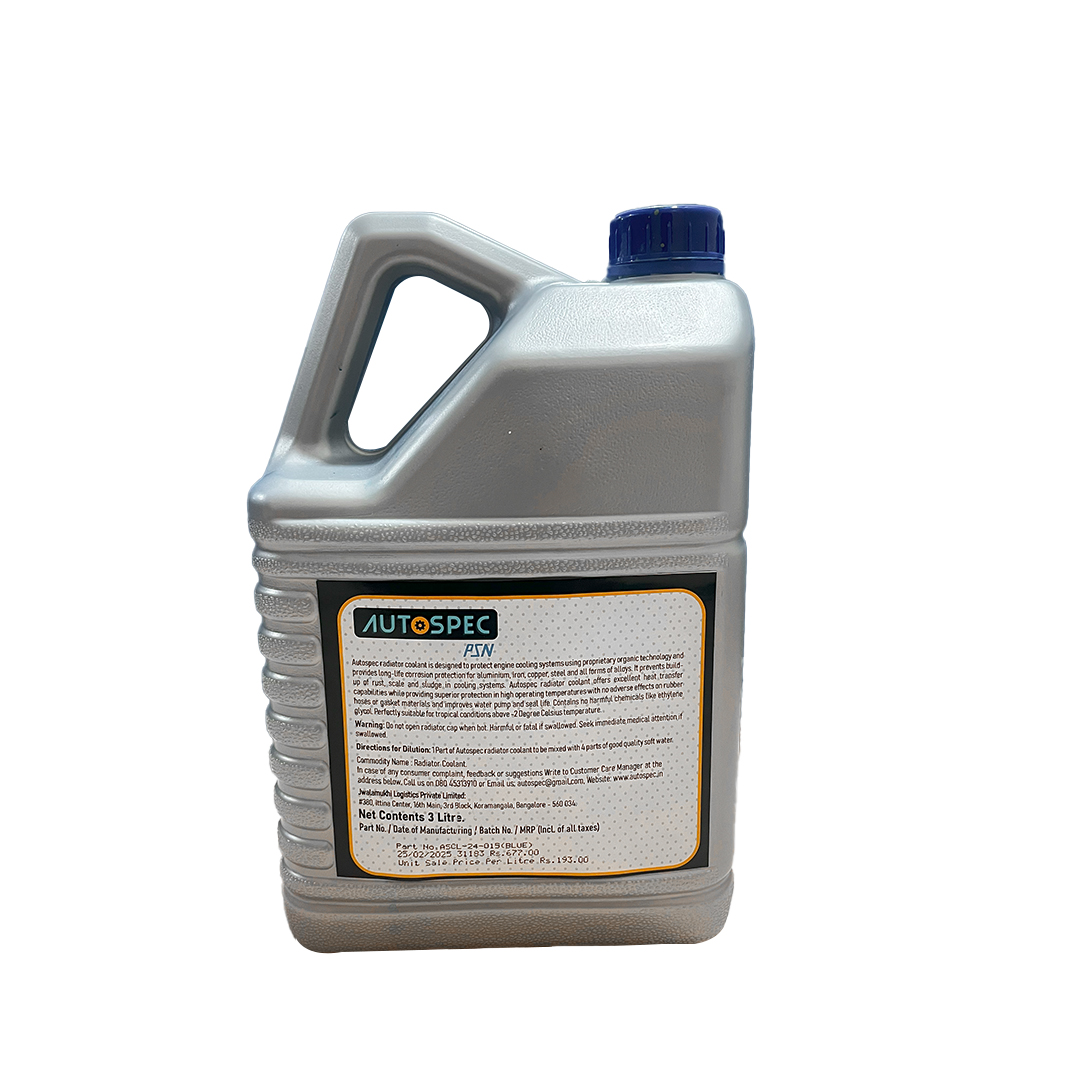 Radiator Coolant, 1:4 Concentrate, Blue 3L