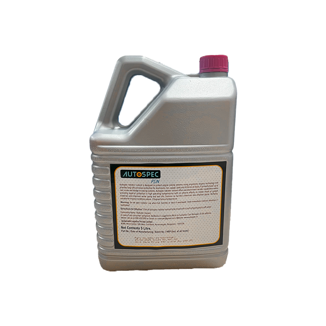Radiator Coolant, 1:4 Concentrate, Pink 5L
