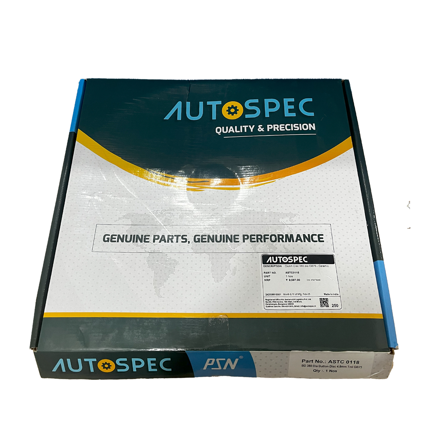 Clutch Disc, 380mm Diameter, Ceramic